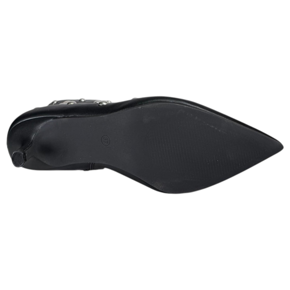 Botines Corina Tachas Punta M6567 Negro