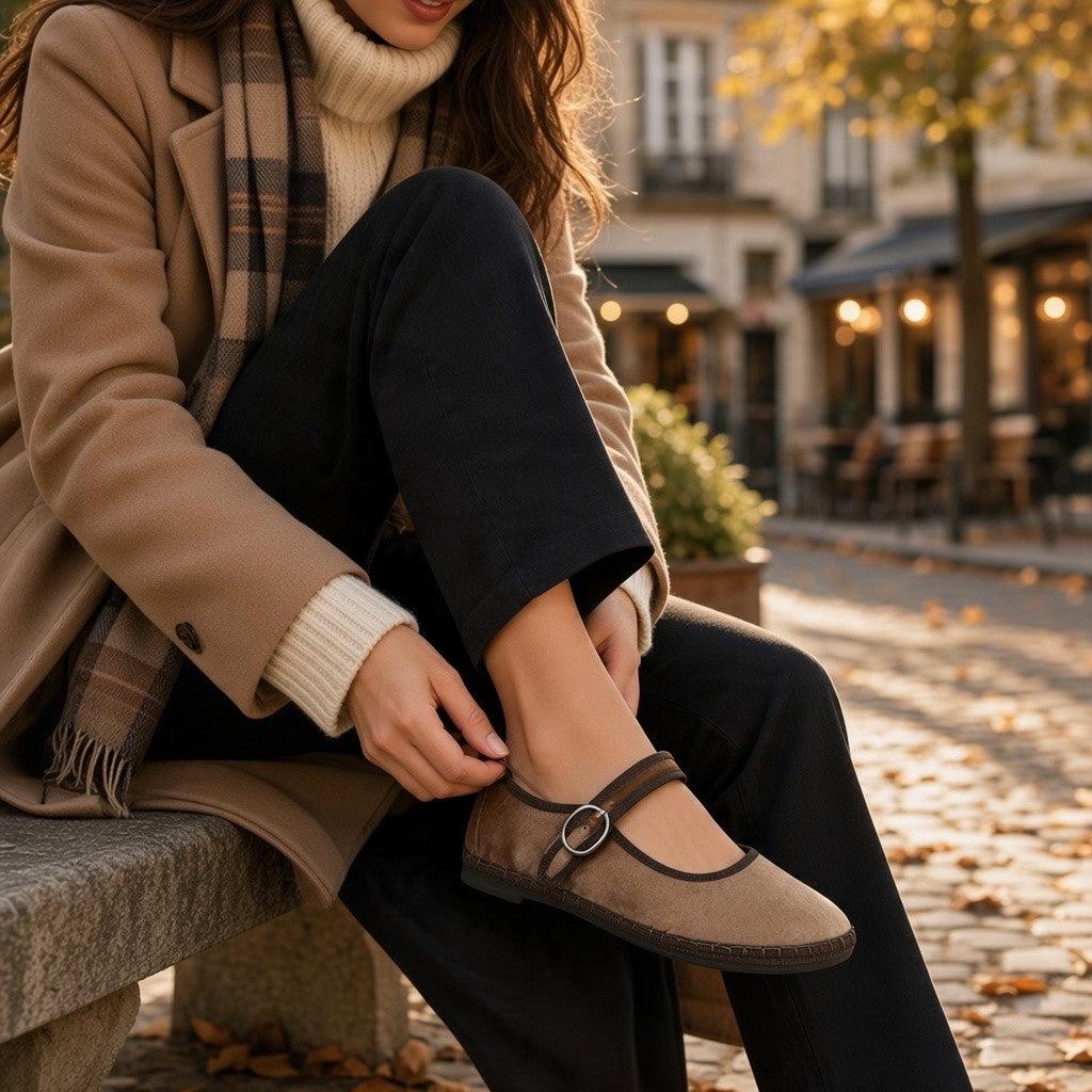 Merceditas Corina Terciopelo M6590 Taupe
