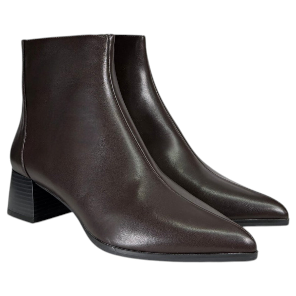 Botines Corina Tacón M6850 Marrón