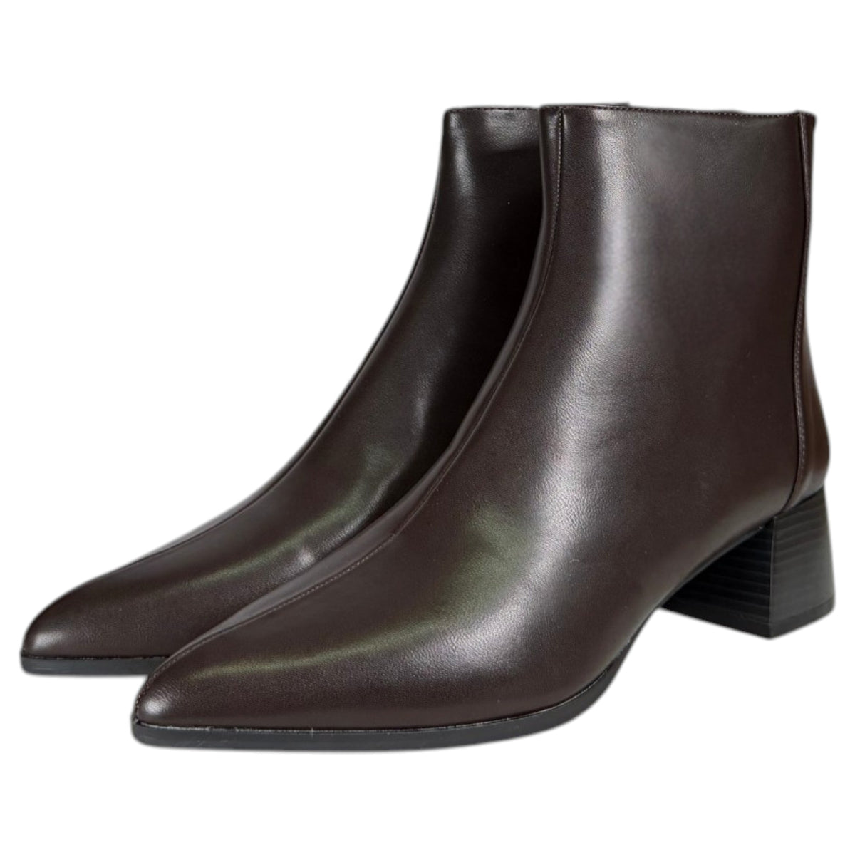 Botines Corina Tacón M6850 Marrón