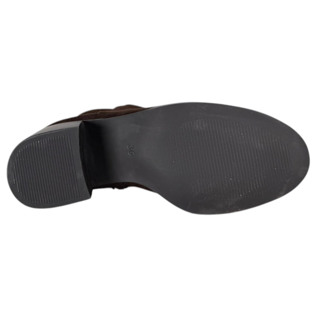 Botines café Corina M6855 con tacón ancho