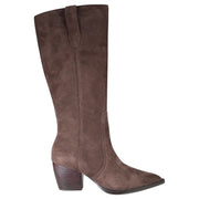 Botas altas de serraje Another Trend 56781161 Mogano