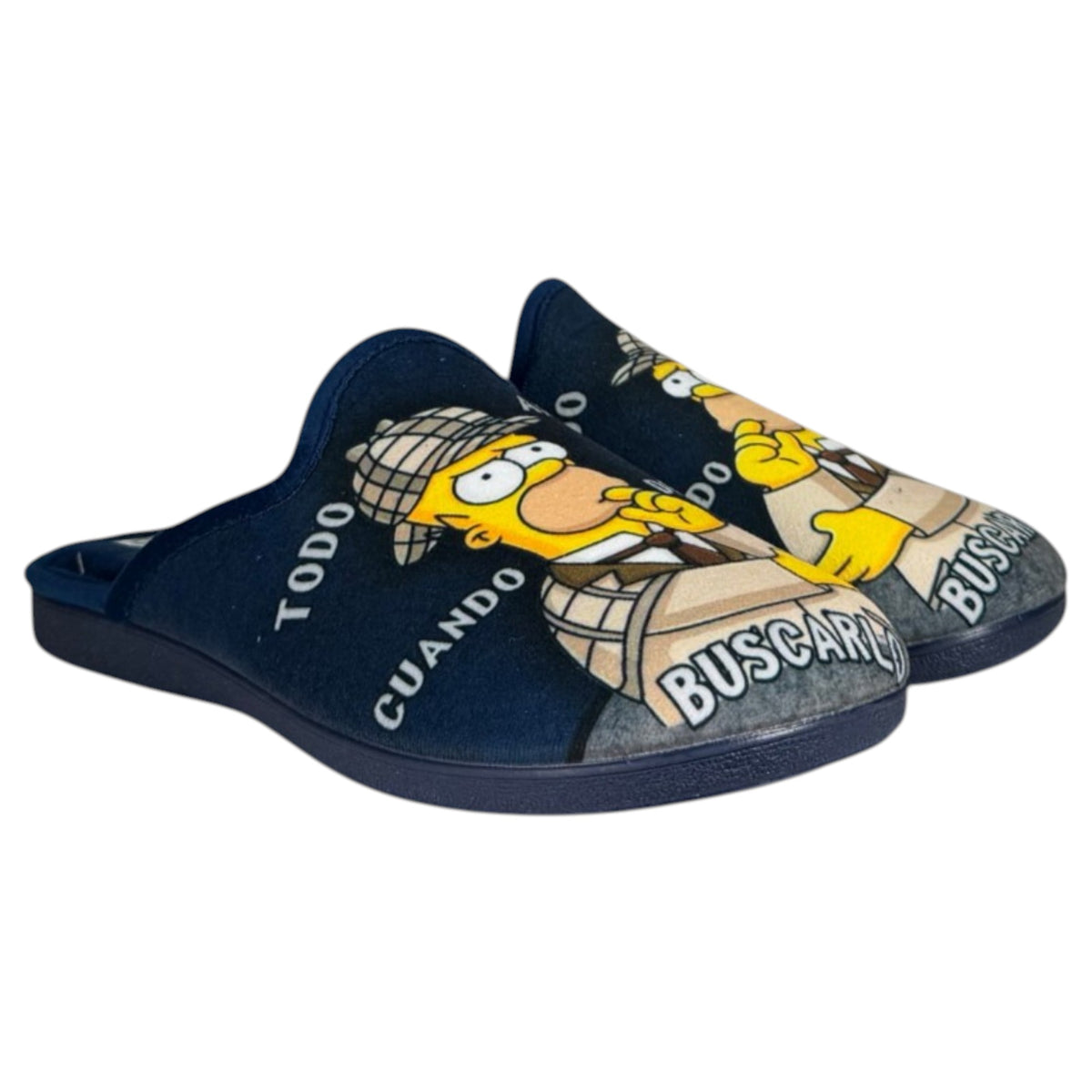 Zapatillas de casa abiertas La Valenciana Simpson Buscar 461 marino