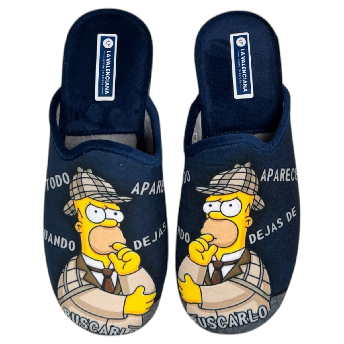 Zapatillas de casa abiertas La Valenciana Simpson Buscar 461 marino