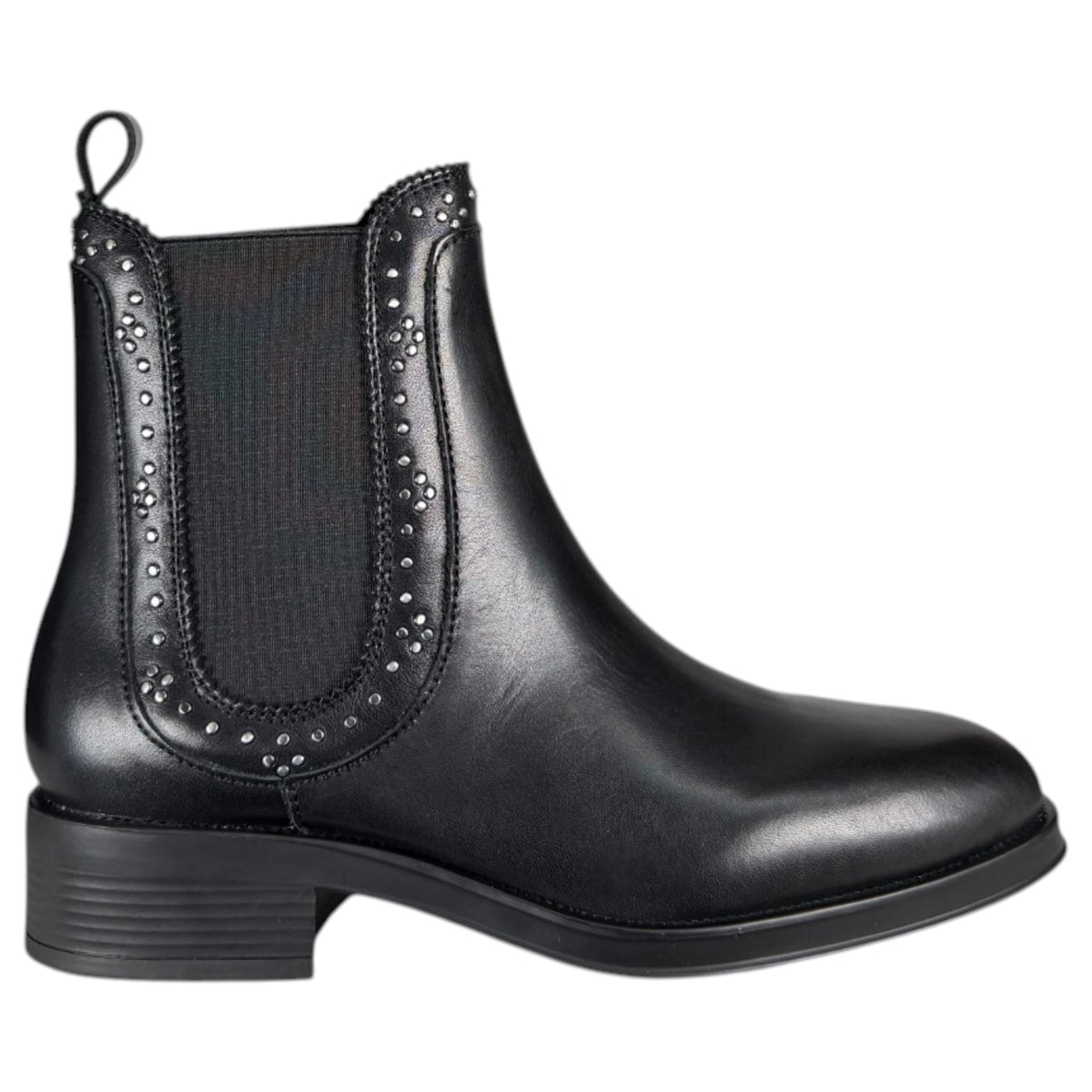Botines Another Trend Tapa Tachas 57140105 Negro