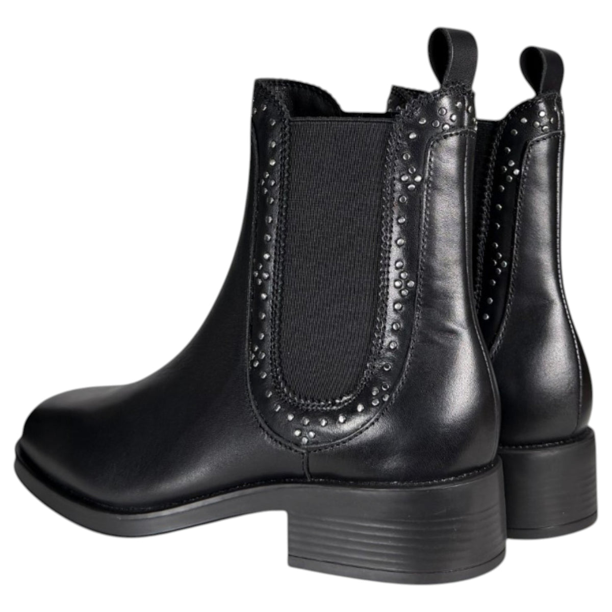 Botines Another Trend Tapa Tachas 57140105 Negro