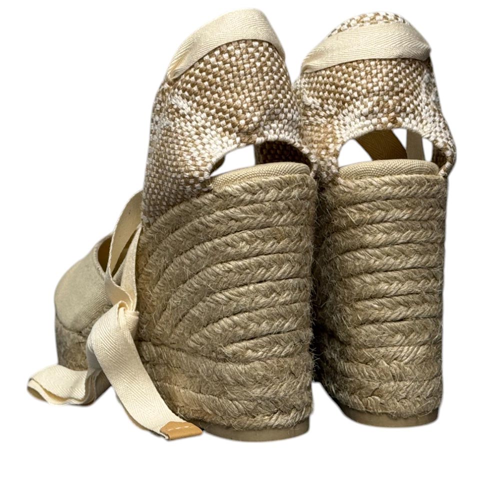 Alpargatas Castañer Carina/8ED/001 Ivory - imagen 7