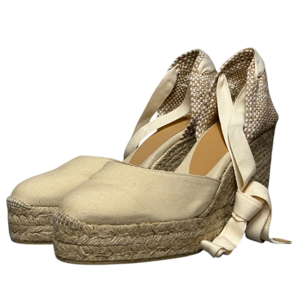 Alpargatas Castañer Carina/8ED/001 Ivory - imagen 5