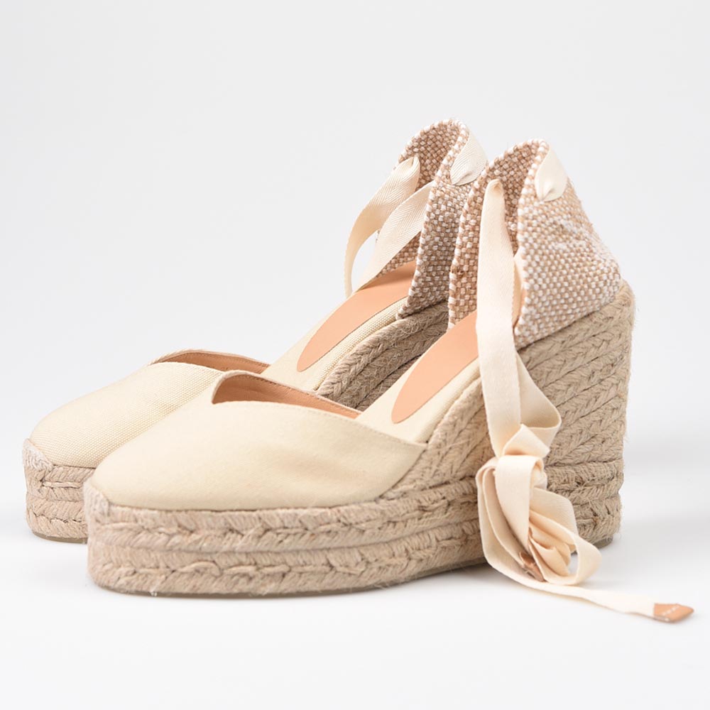 Alpargatas Castañer Chiara/8ED/001 Ivory - imagen 5