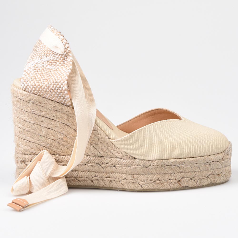 Alpargatas Castañer Chiara/8ED/001 Ivory - imagen 1