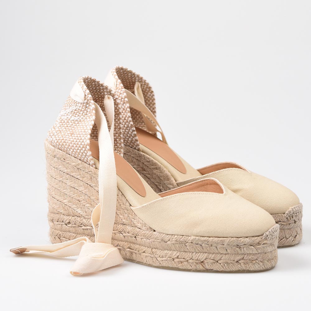 Alpargatas Castañer Chiara/8ED/001 Ivory - imagen 3