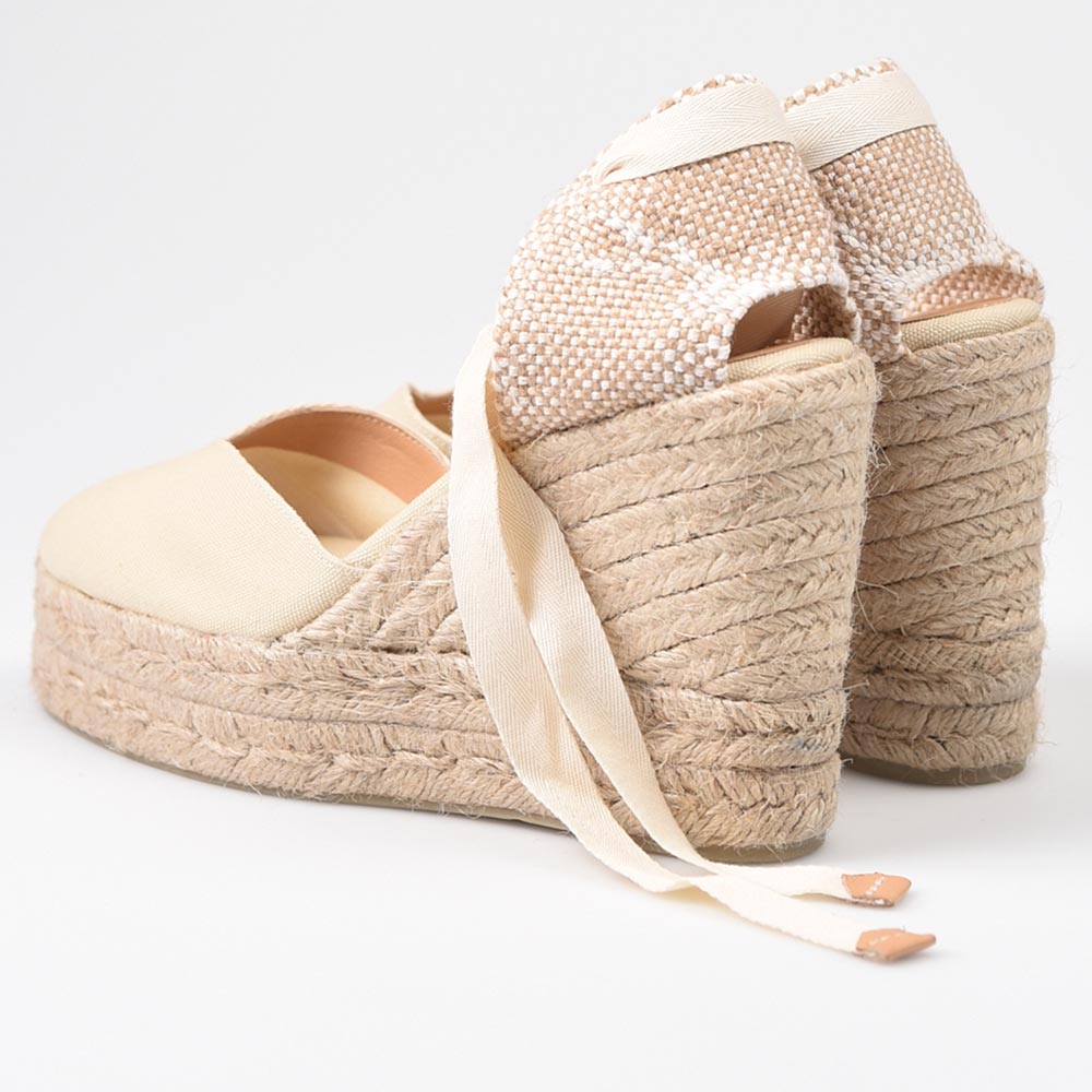 Alpargatas Castañer Chiara/8ED/001 Ivory - imagen 7