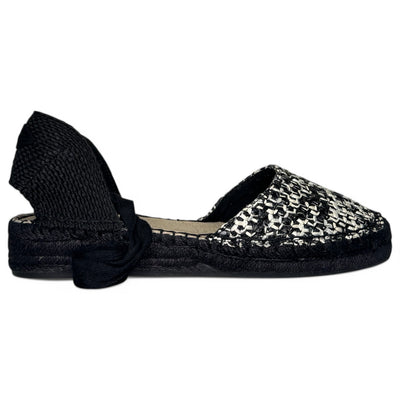Alpargatas Corina Baja Bicolor M5385 Negro