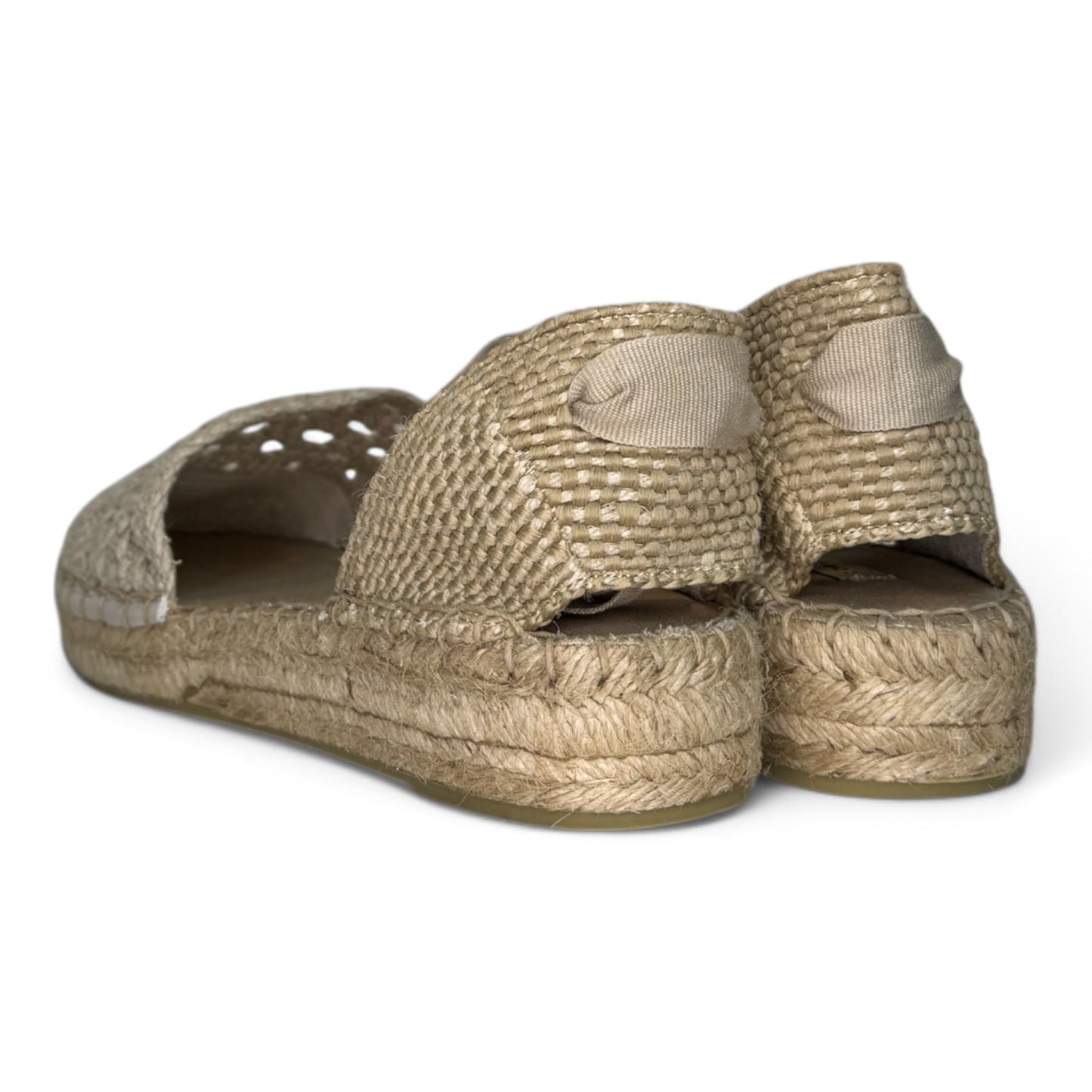 Alpargatas Corina Cintas Croché M4321 Natural - imagen 5