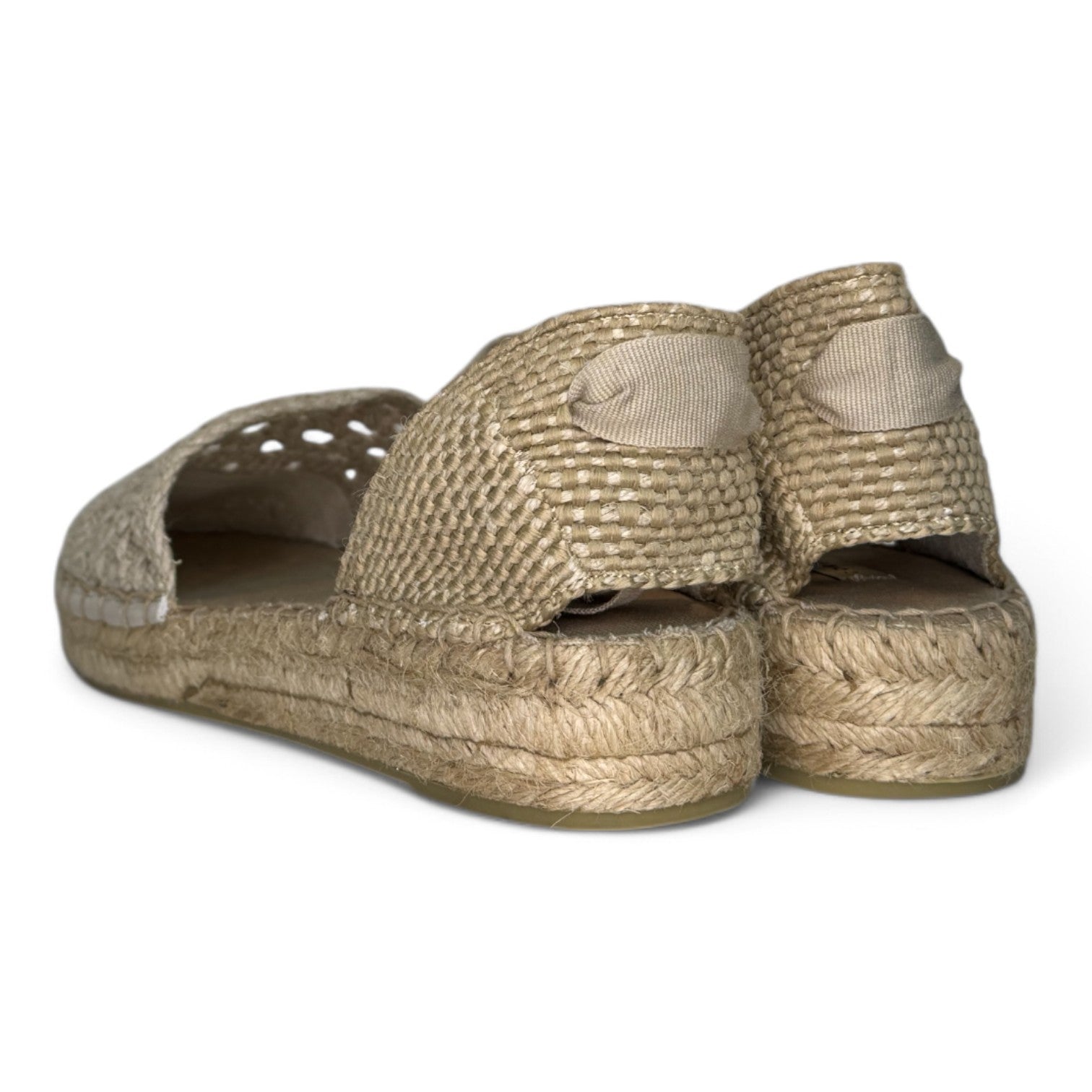 Alpargatas Corina Cintas Croché M4321 Natural - imagen 5