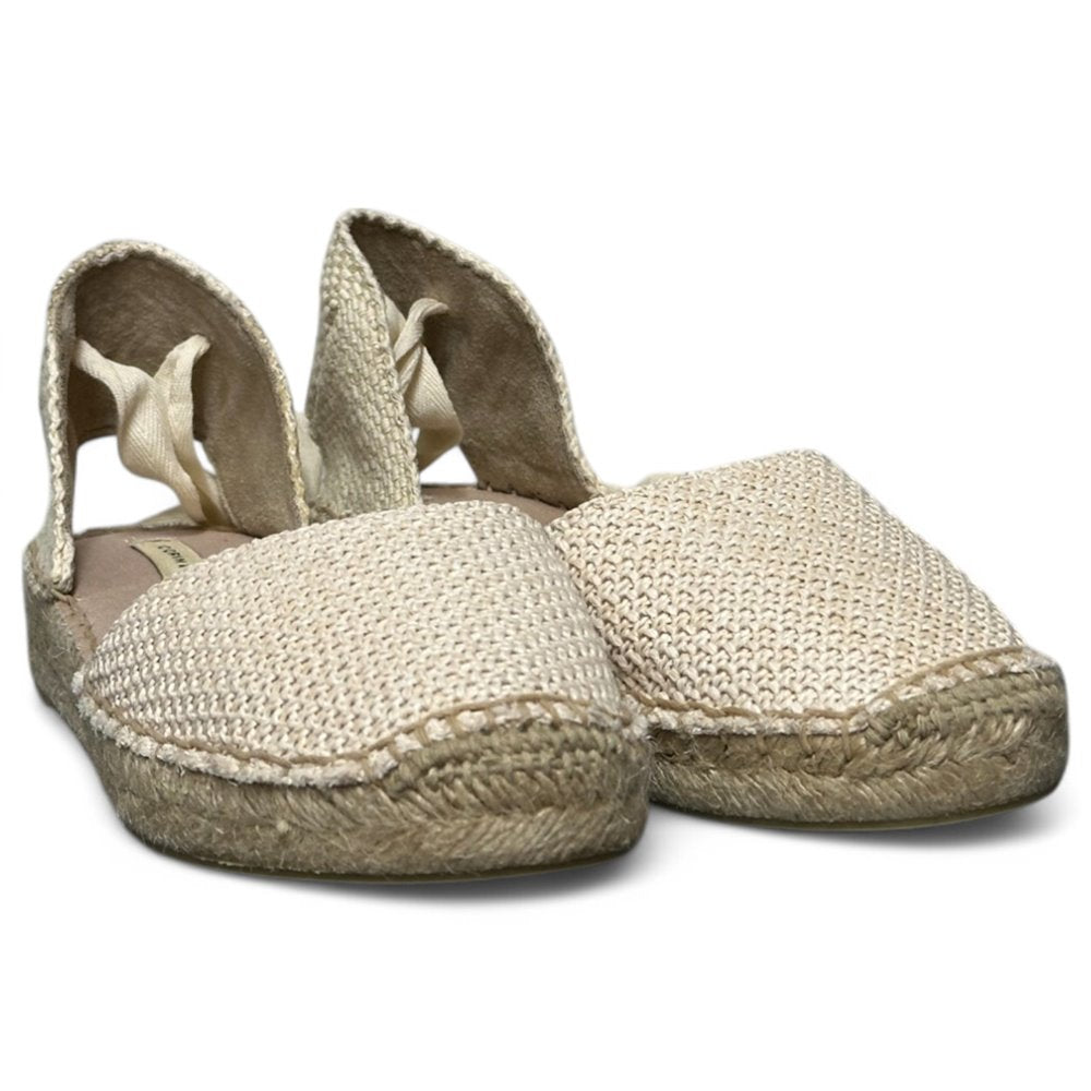 Alpargatas Corina Cintas Ganchillo M5422 Natural - imagen 4