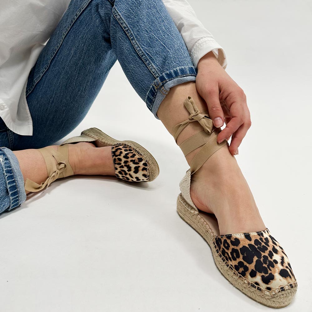 Alpargatas Corina Cintas Leopardo M5383 Leopardo - imagen 4