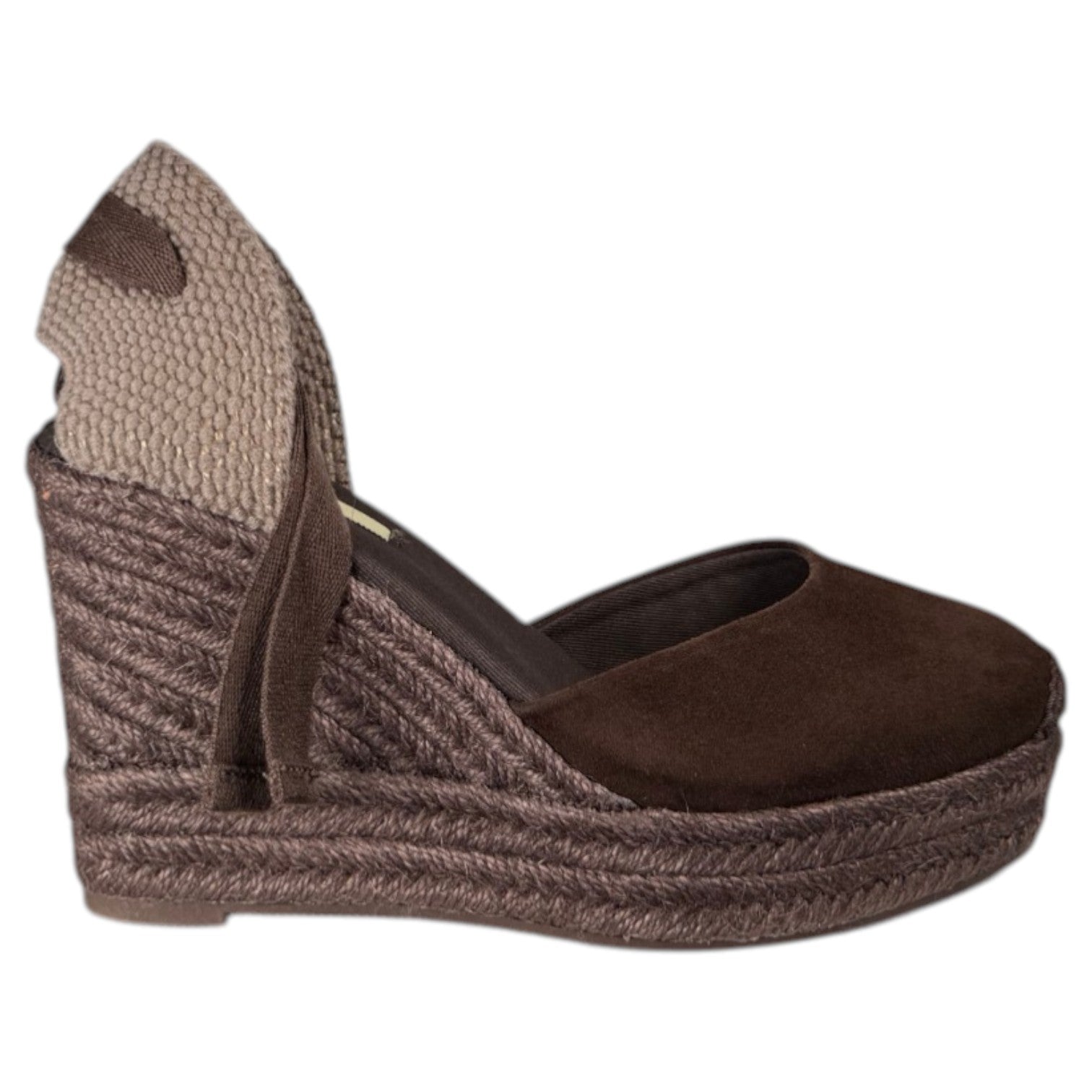 Alpargatas Corina Cintas M6341 Café - imagen 1