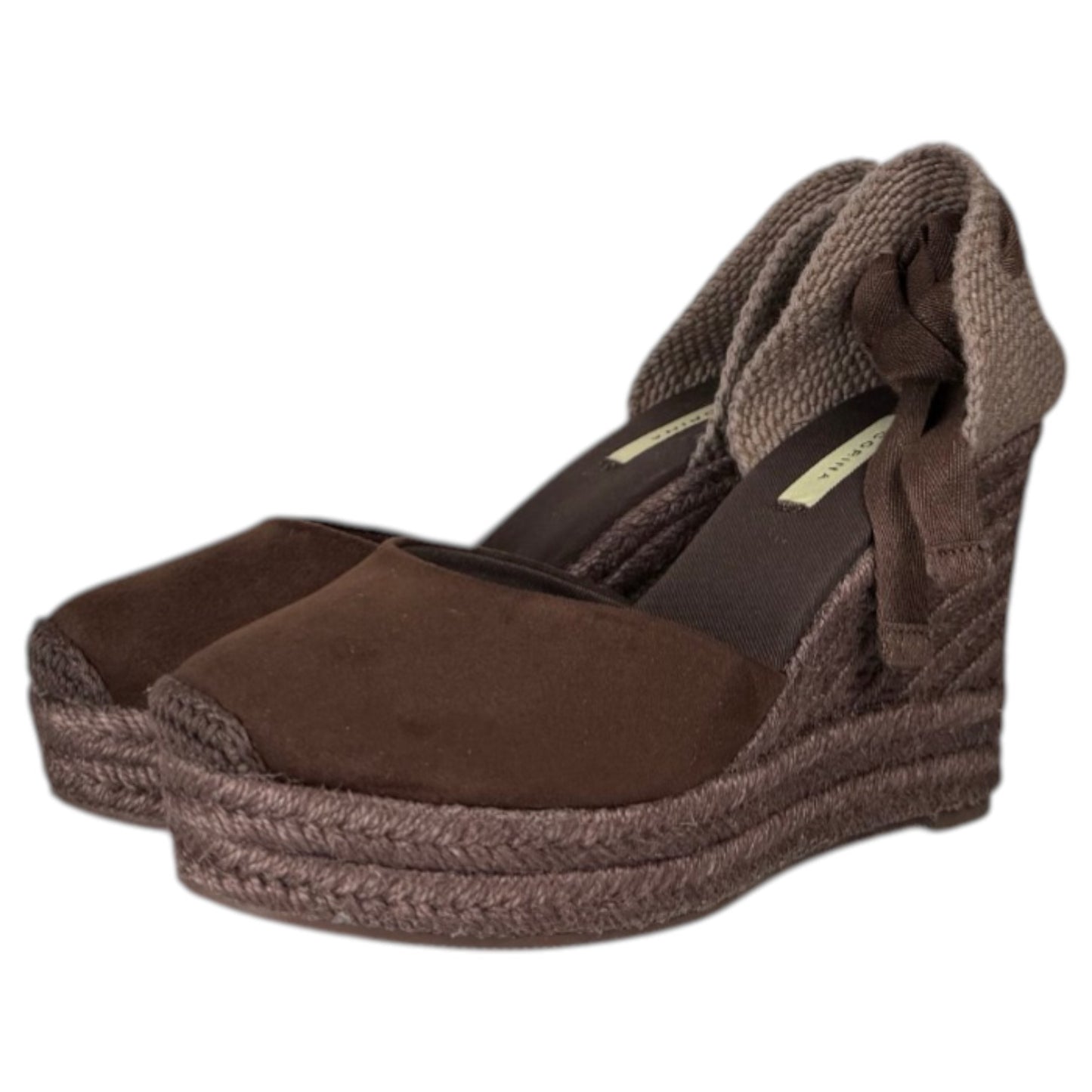 Alpargatas Corina Cintas M6341 Café - imagen 3