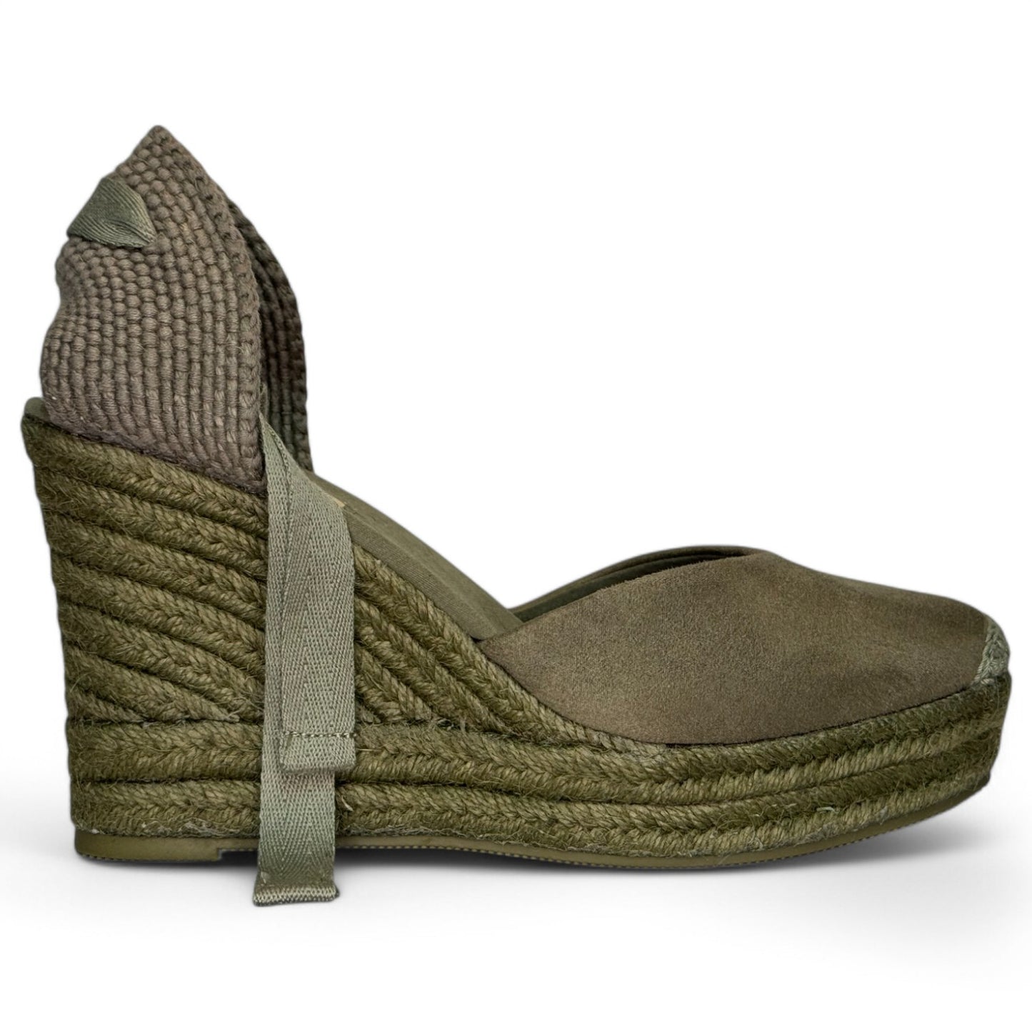 Alpargatas Corina Cuña M5388 Kaki - imagen 1
