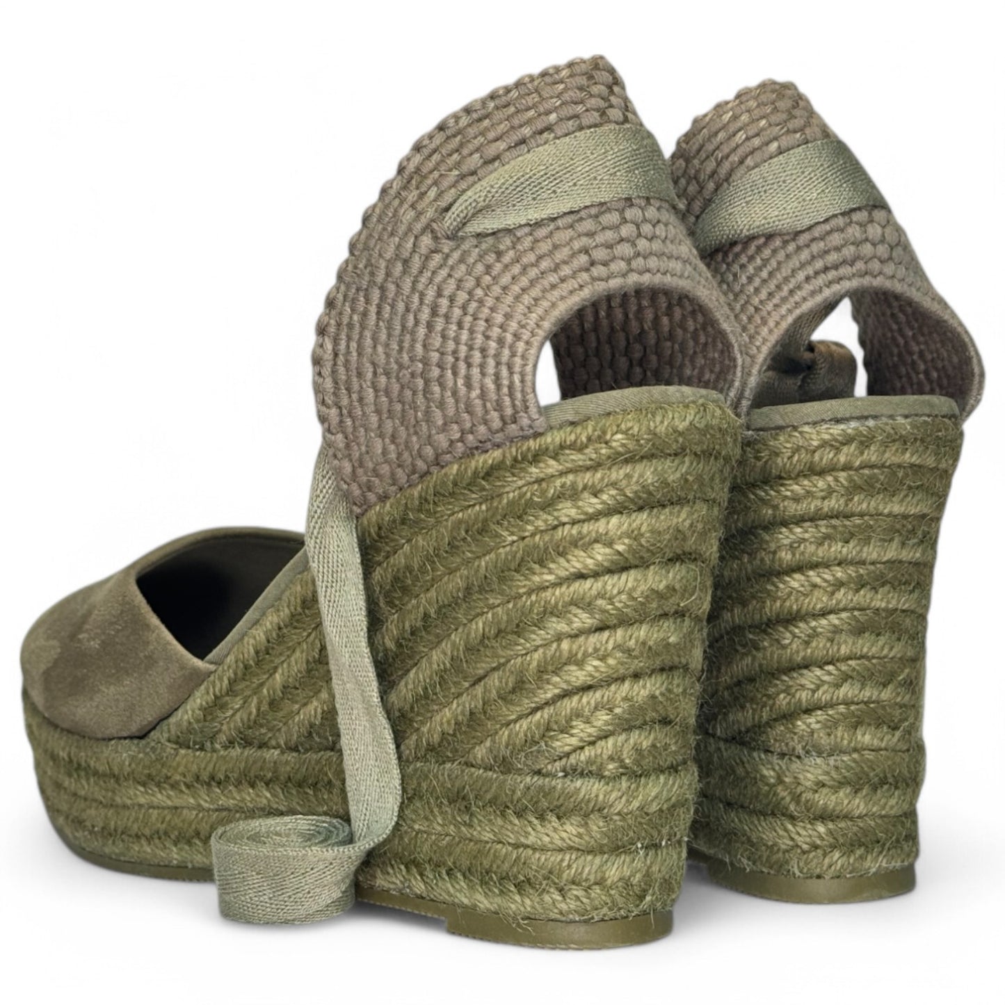 Alpargatas Corina Cuña M5388 Kaki - imagen 6