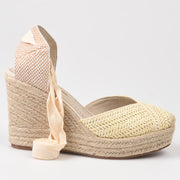 Alpargatas Corina Cuña Rafia M4127 Natural