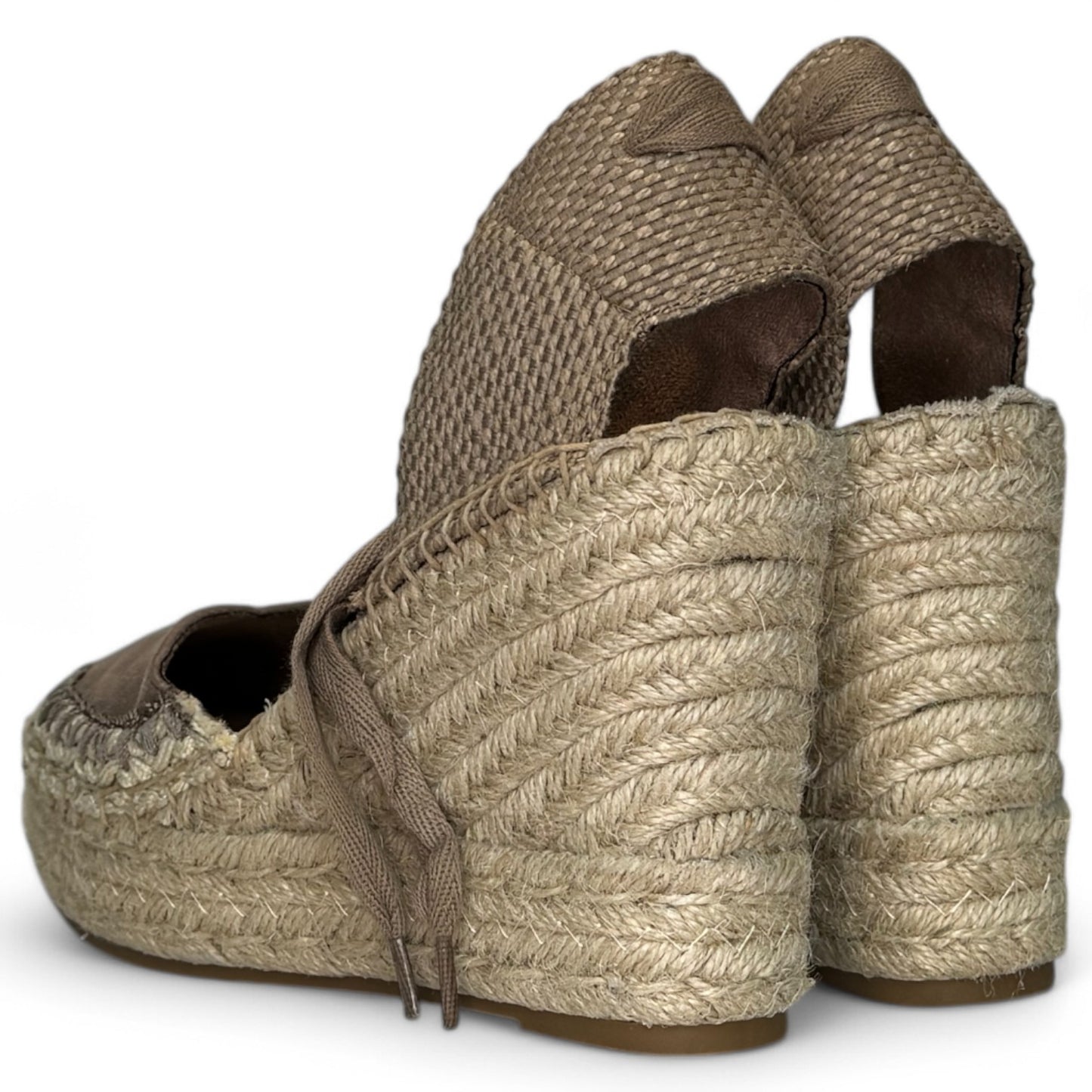 Alpargatas Corina Puntera Cosida M5380 Taupe - imagen 6
