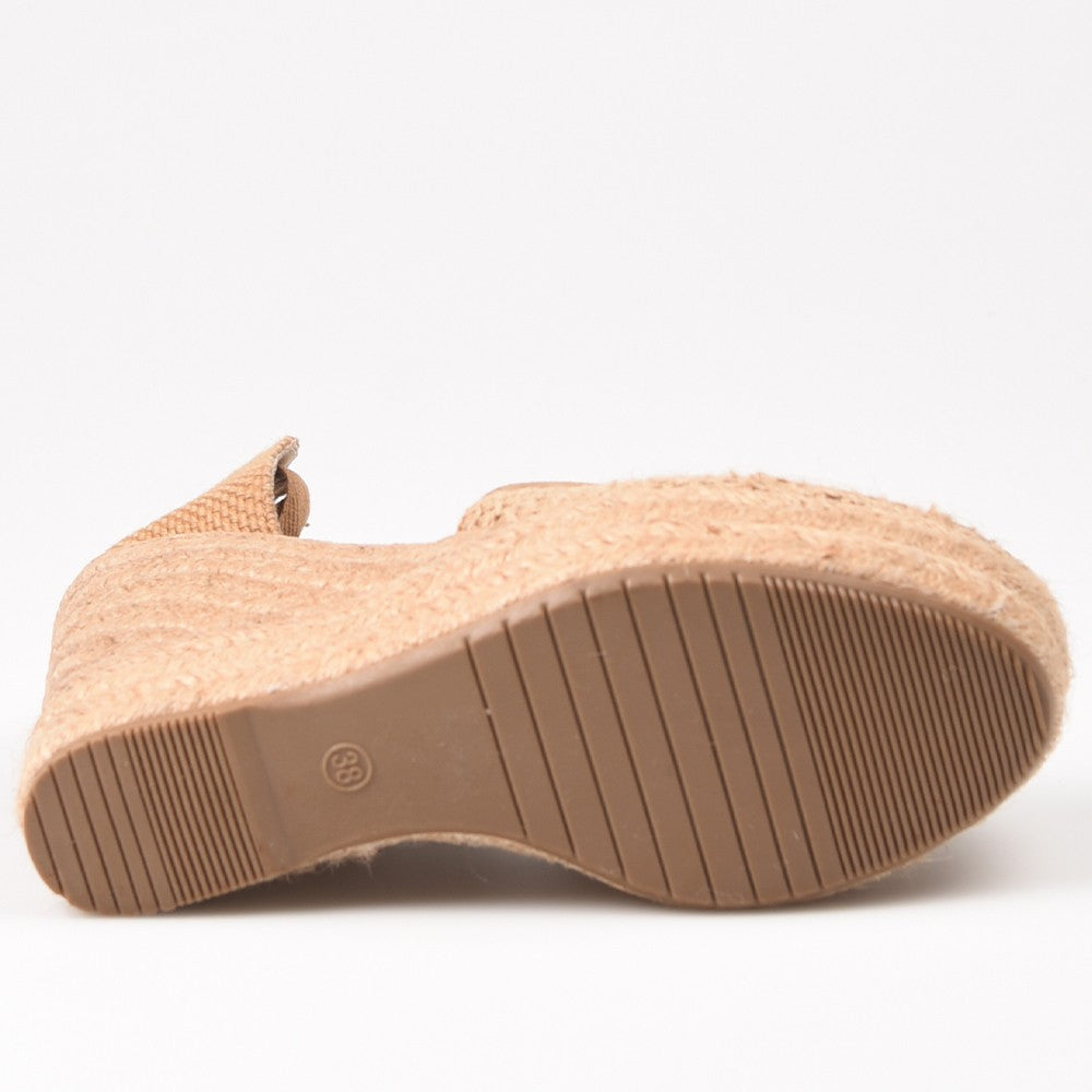 Alpargatas Corina Trenzado M4290 Camel - imagen 5