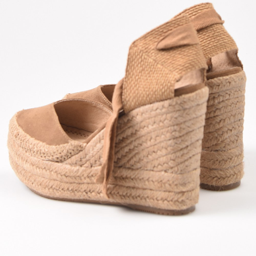 Alpargatas Corina Trenzado M4290 Camel - imagen 4