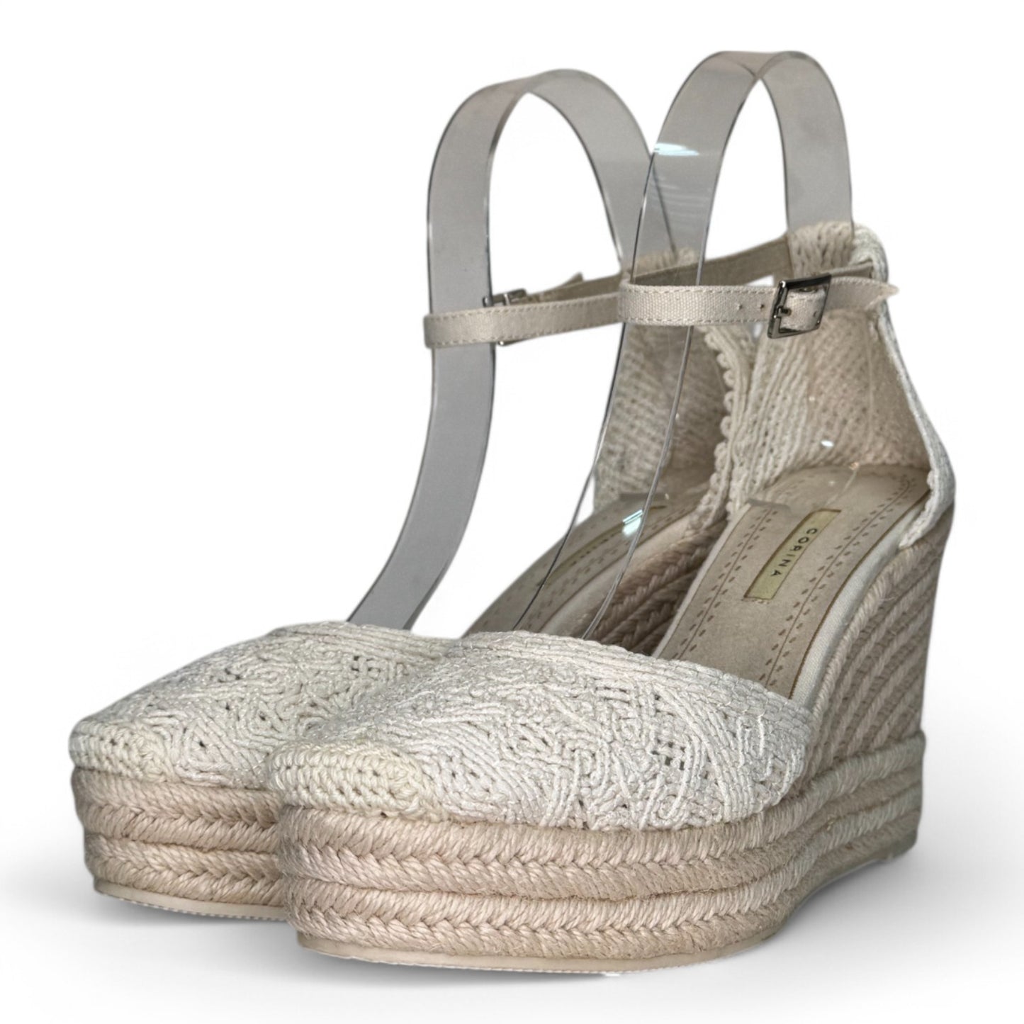 Alpargatas Corina Yute Bordado M4295 Beige - imagen 3