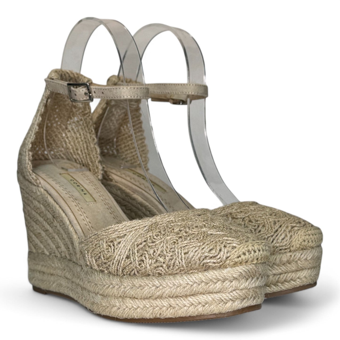 Alpargatas Corina Yute Bordado M4295 Natural - imagen 3
