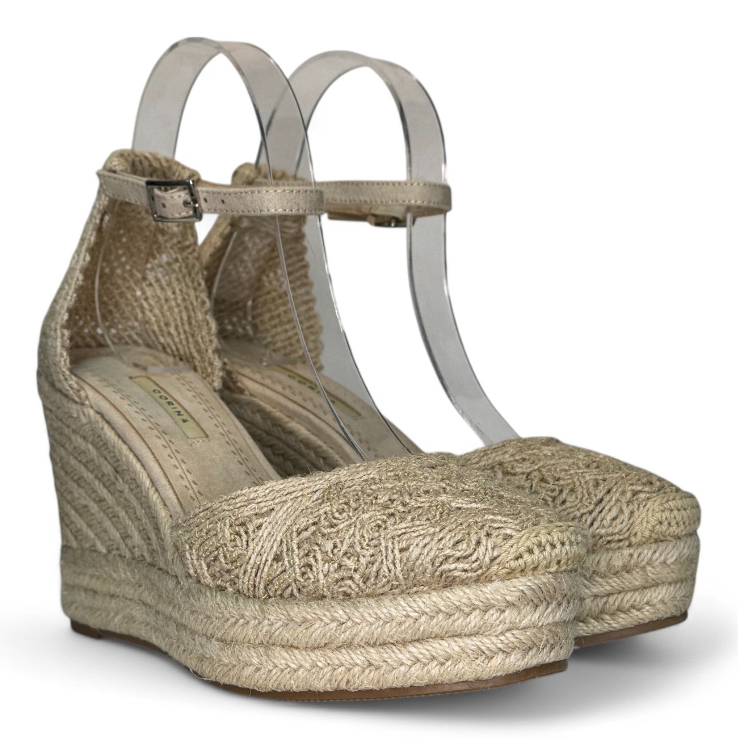 Alpargatas Corina Yute Bordado M4295 Natural - imagen 3
