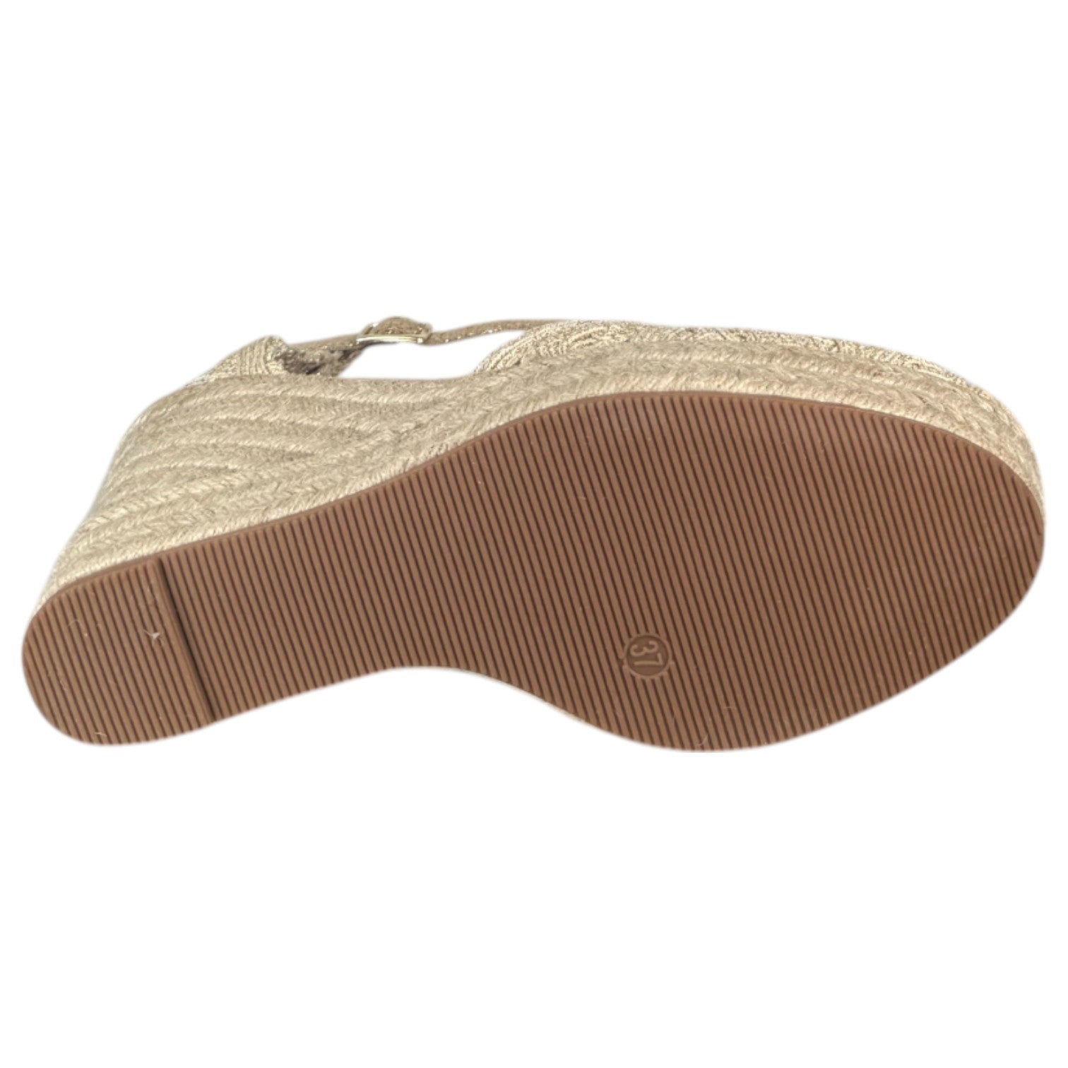 Alpargatas Corina Yute Bordado M4295 Oro - imagen 5