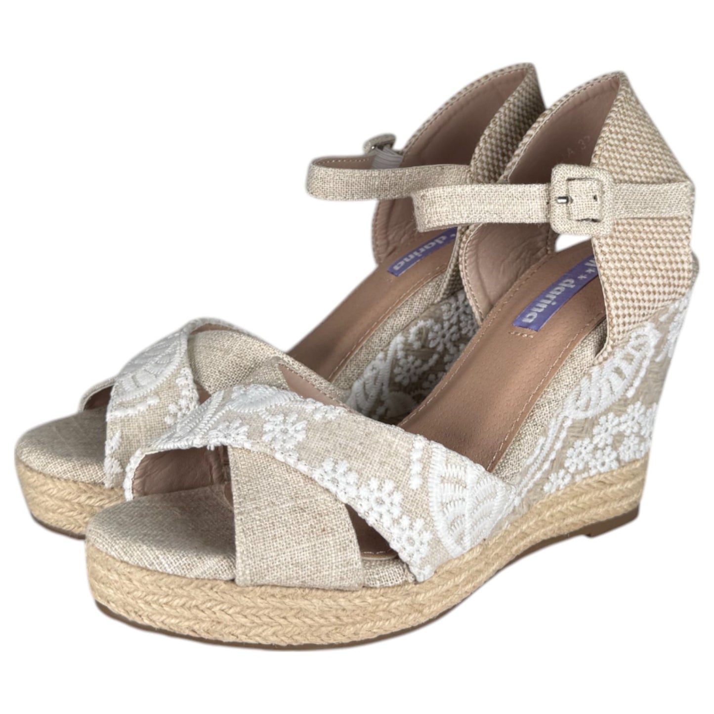 Alpargatas de Novia Mandarina Amelia Blanco - imagen 5