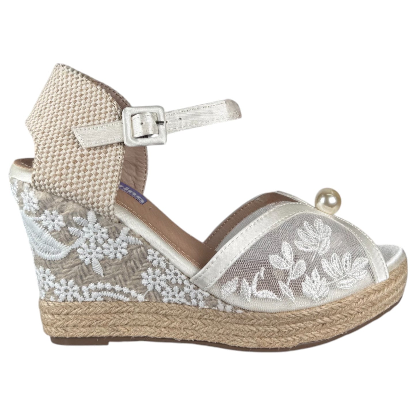 Alpargatas de Novia Mandarina Jessica Blanco - imagen 1