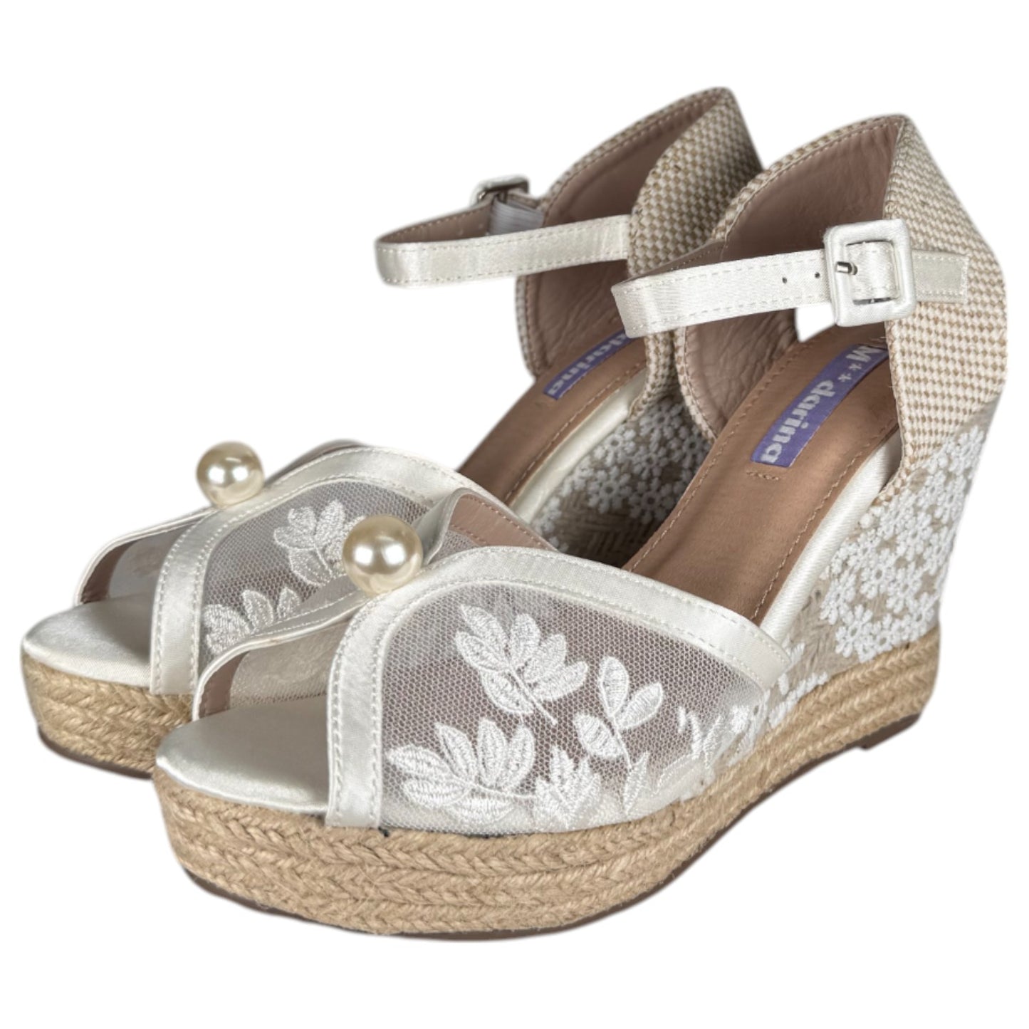 Alpargatas de Novia Mandarina Jessica Blanco - imagen 5