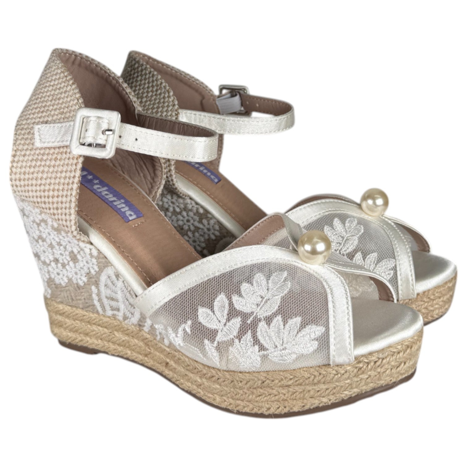 Alpargatas de Novia Mandarina Jessica Blanco - imagen 3
