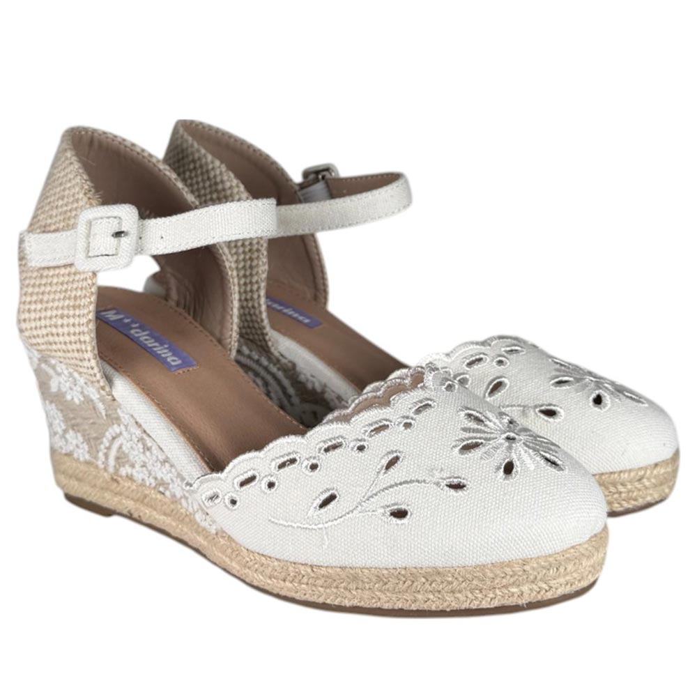 Alpargatas de Novia Mandarina Mayra Blanco - imagen 3