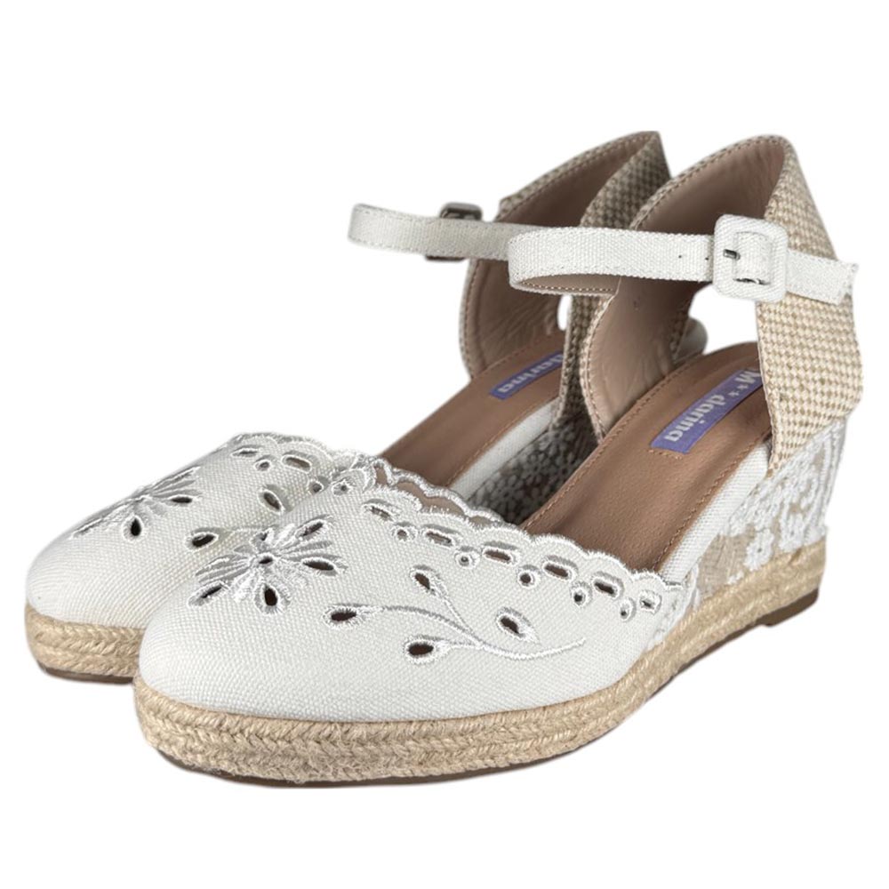 Alpargatas de Novia Mandarina Mayra Blanco - imagen 7