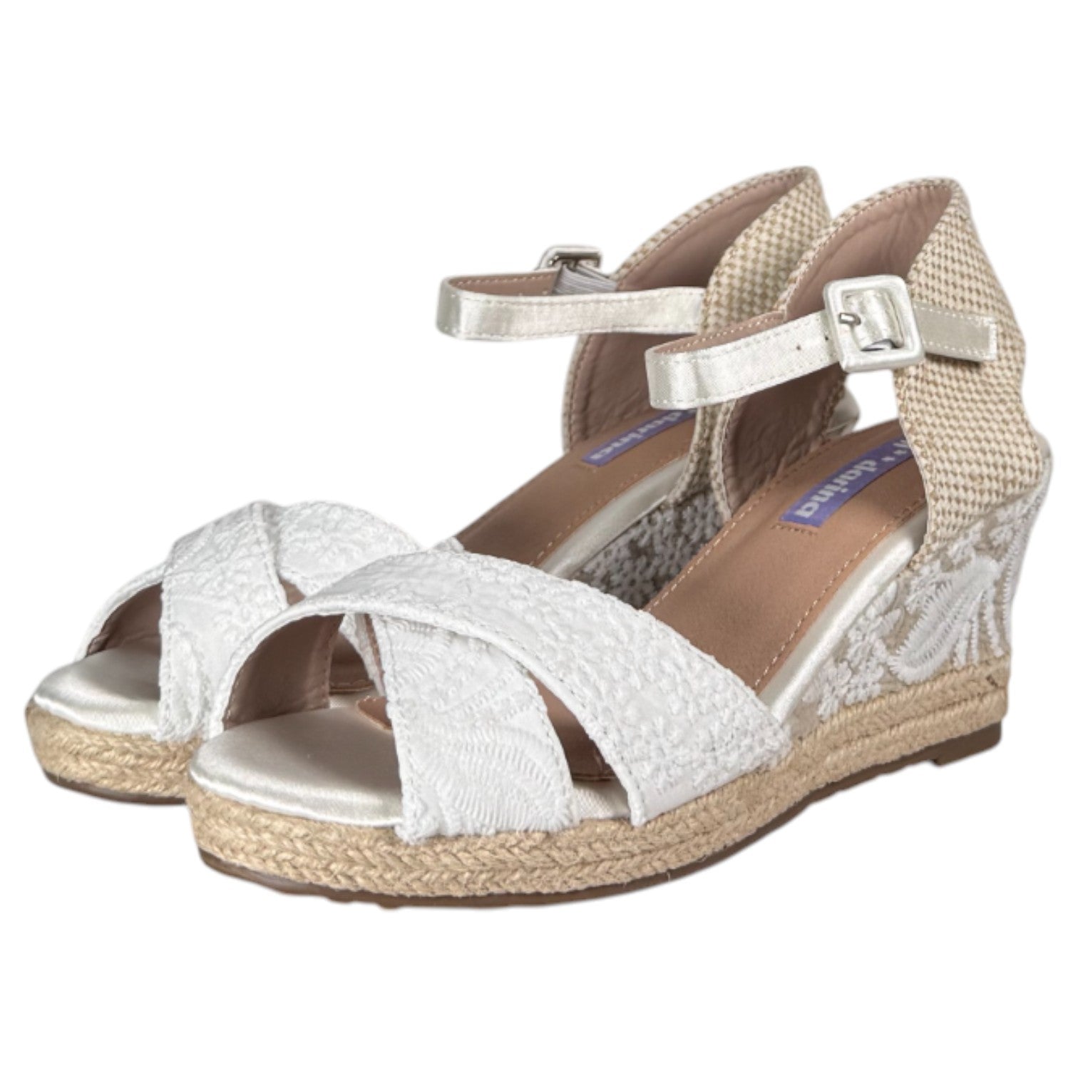 Alpargatas de Novia Mandarina Mónica Blanco - imagen 5
