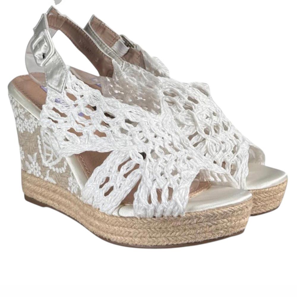 Alpargatas de Novia Mandarina Yolanda Blanco - imagen 4