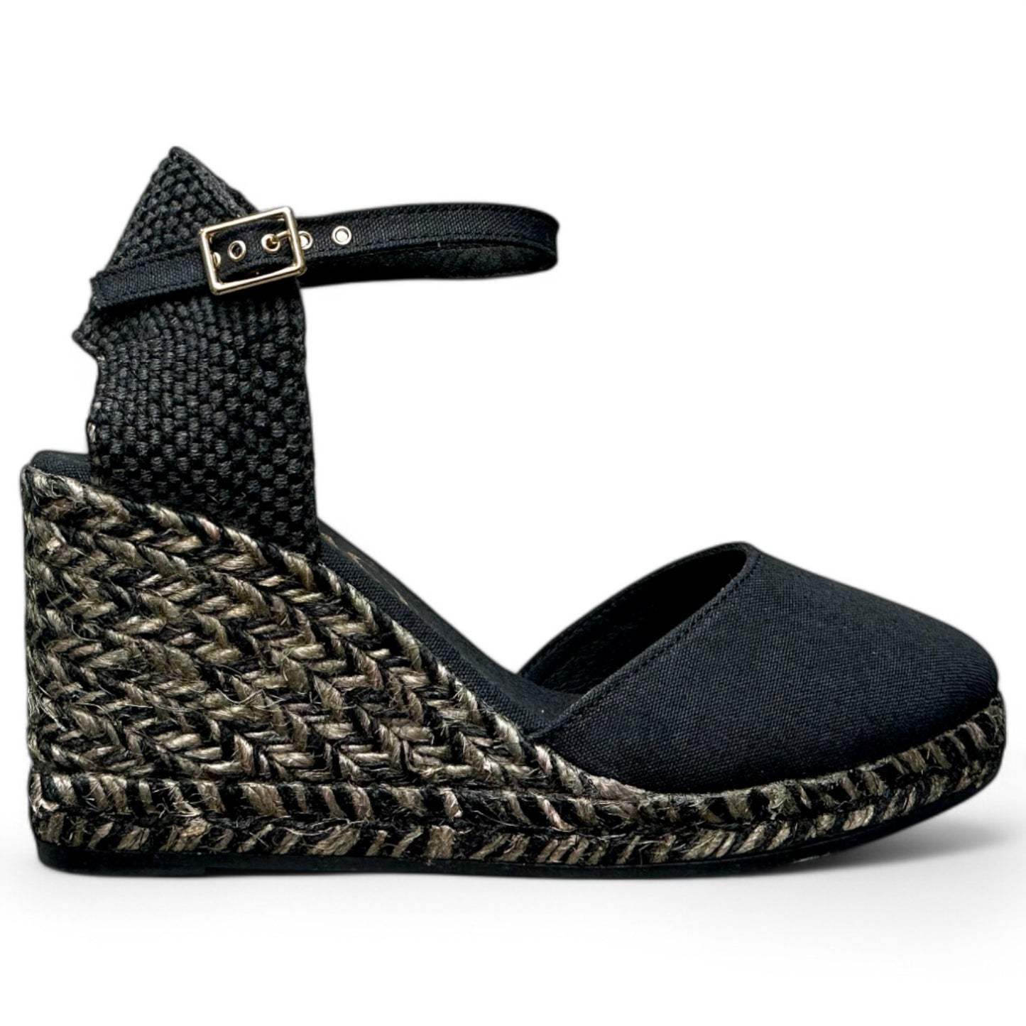 Alpargatas Gaimo Colin23 Piqué Summer Negro - imagen 1
