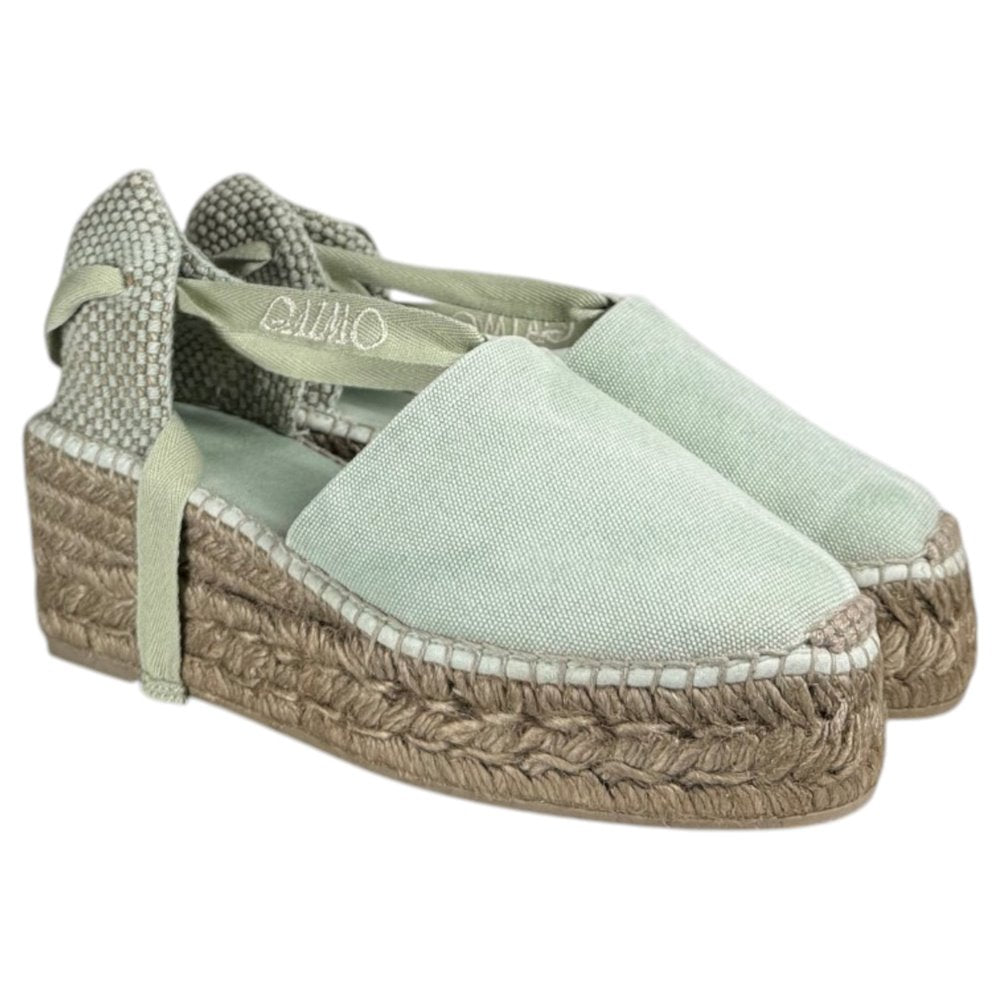 Alpargatas Gaimo ValentinaW Washed Tinte Menta - imagen 2