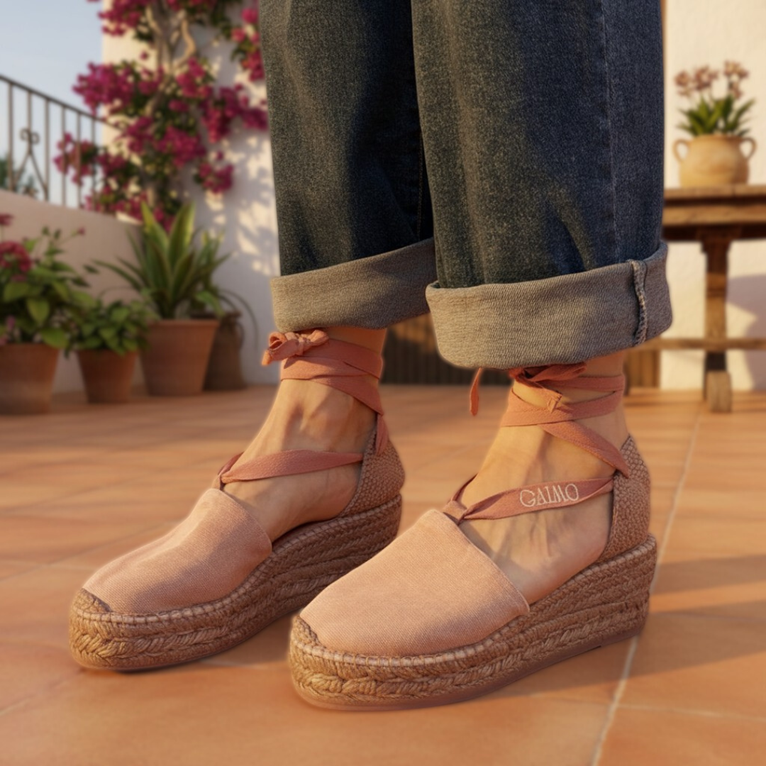 Alpargatas Gaimo ValentinaW Washed Tinte Rosa - imagen 4