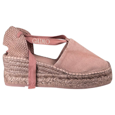 Alpargatas Gaimo ValentinaW Washed Tinte Rosa