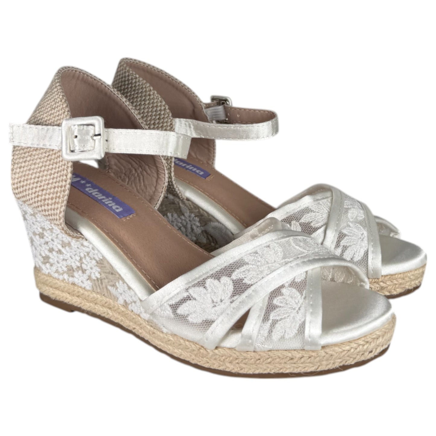 Alpargatas de Novia Mandarina Sherisse Blanco - imagen 3