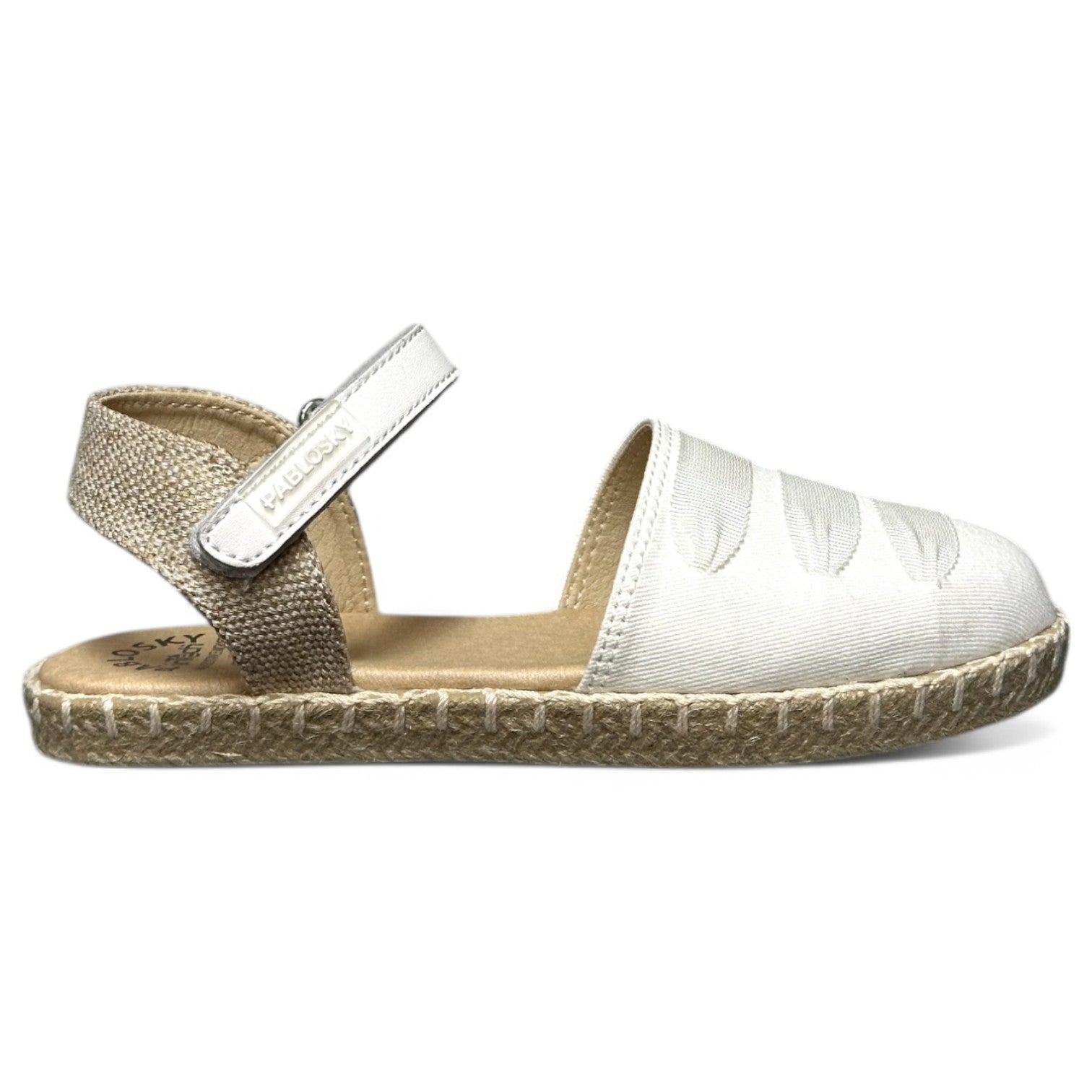 Alpargatas Pablosky Yute 610201 Blanco - imagen 1