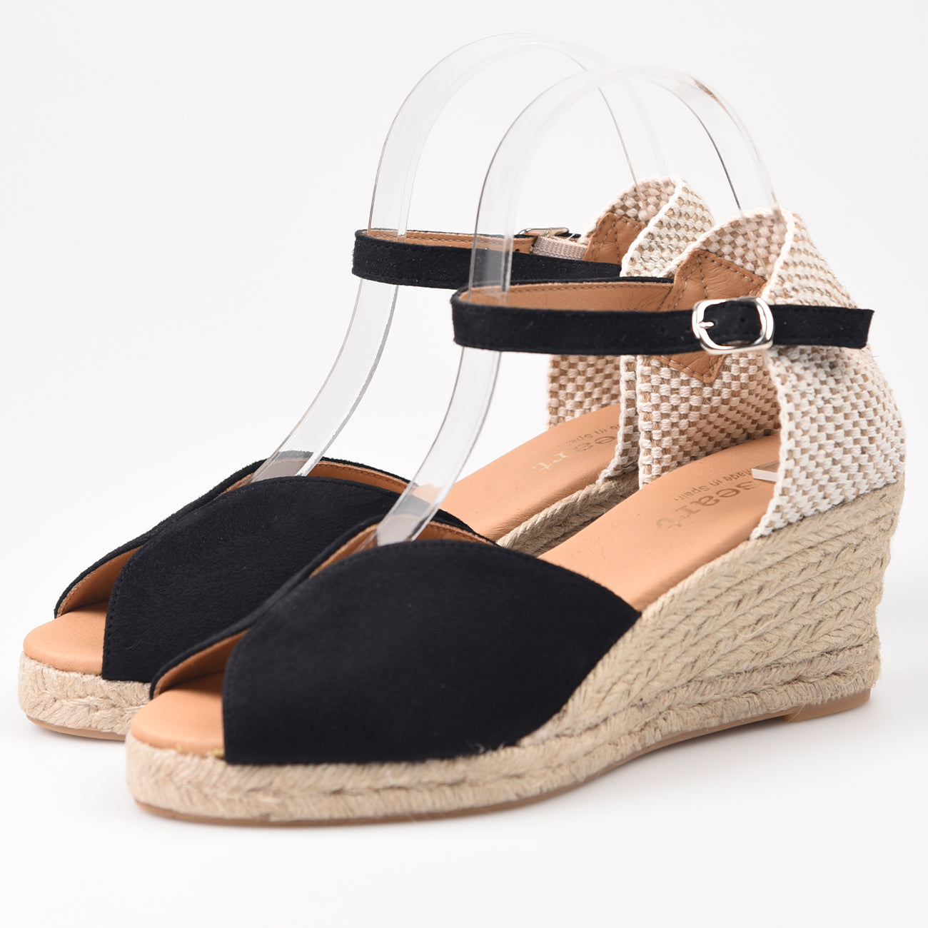 Alpargatas Paseart Puntera Abierta ROM/A752 Negro - imagen 3