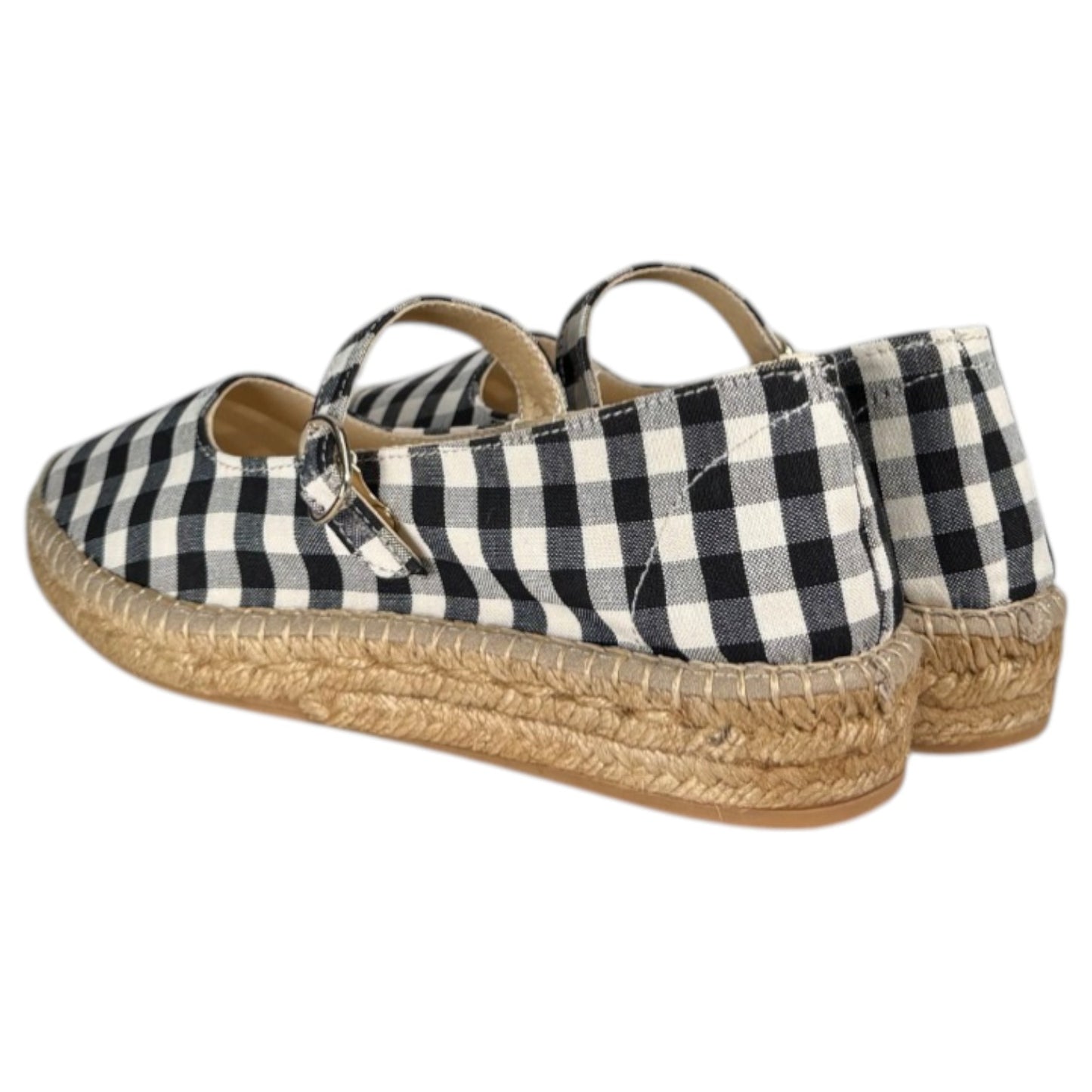 Alpargatas Salvi Merceditas Vichy 186375 Negro - imagen 6