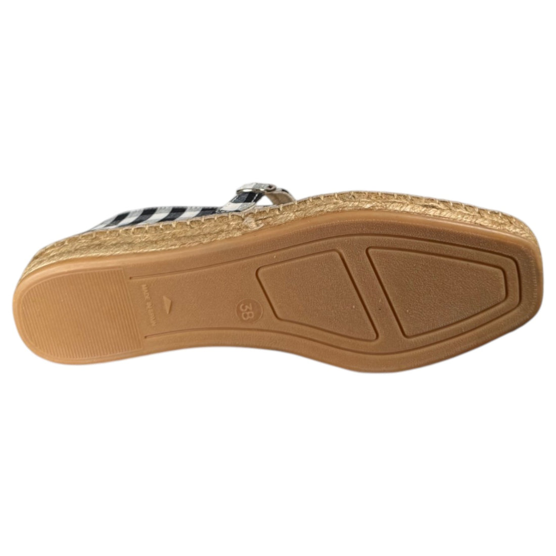 Alpargatas Salvi Merceditas Vichy 186375 Negro - imagen 7